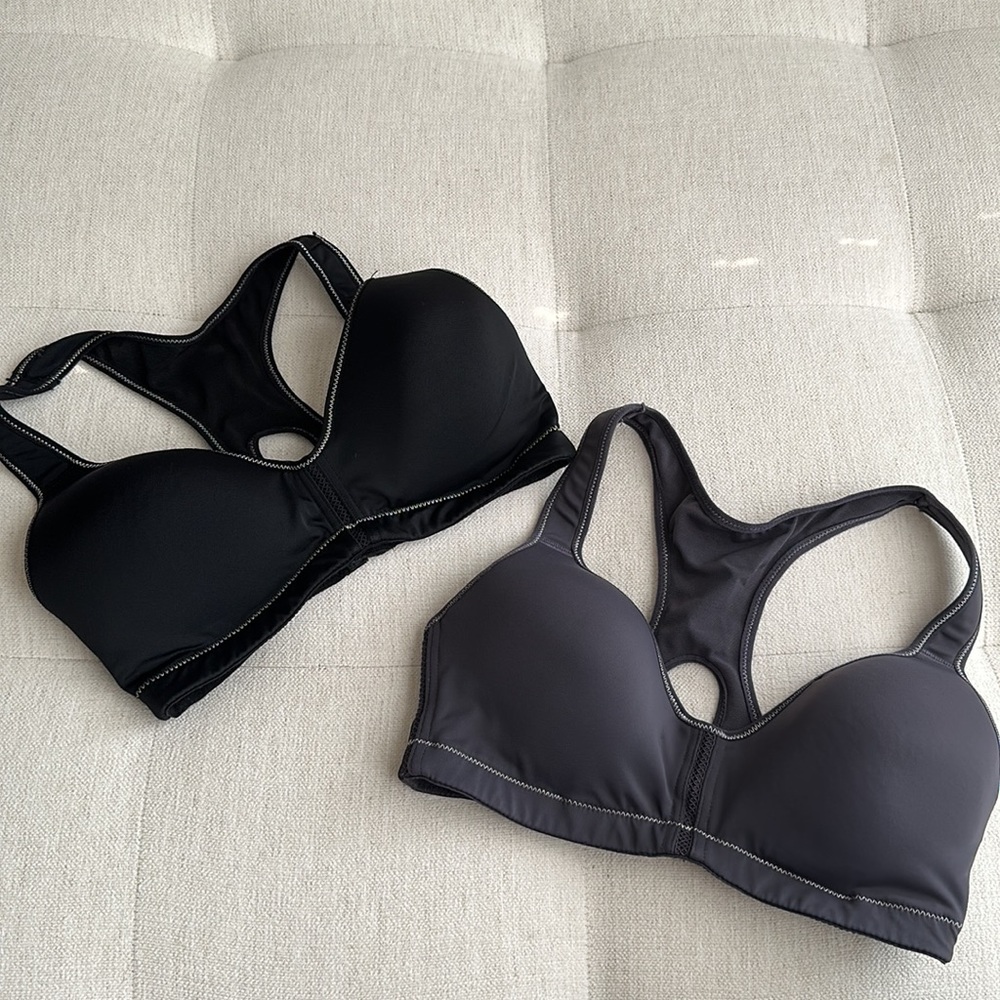 Set of Two Marika Sports Bras with Molded Cups Size Small